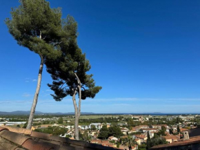 Nid douillet vue mer Hyères